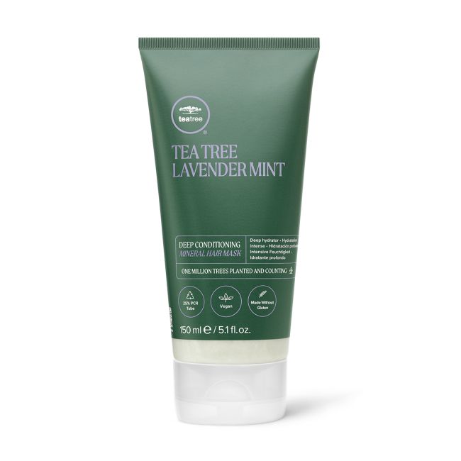 TEA TREE LAVENDER MINT mineralinė plaukų kaukė, 150 ml