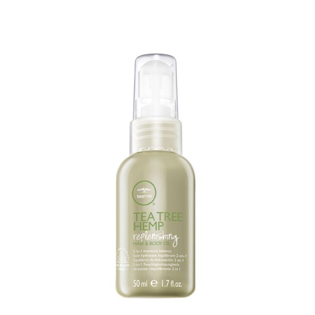 TEA TREE HEMP REPLENISHING plaukų ir kūno aliejus, 50 ml