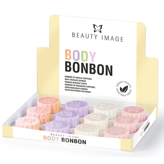 BEAUTY IMAGE BODY BON BON masažinės pastilės (12 x 25 g)