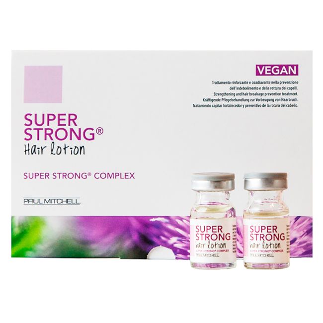 PAUL MITCHELL SUPER STRONG plaukų losjonas ampulėse (12 x 6 ml)