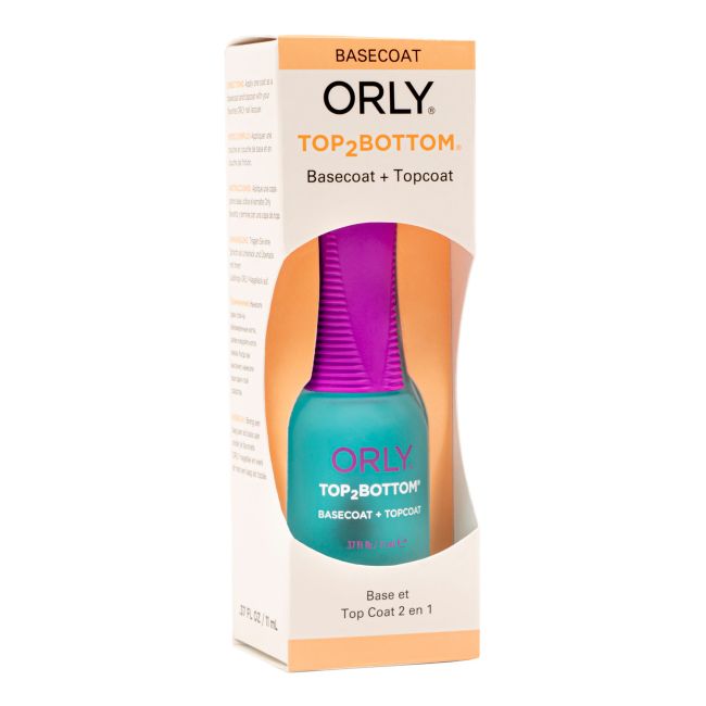 ORLY TOP2BOTTOM nagų lako pagrindas ir viršutinis nagų lako sluoksnis, 11 ml