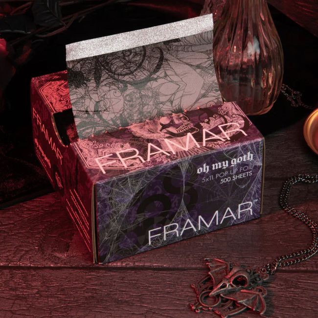 FRAMAR OH MY GOTH plaukų dažymo folijos lapeliai (500 vnt.)