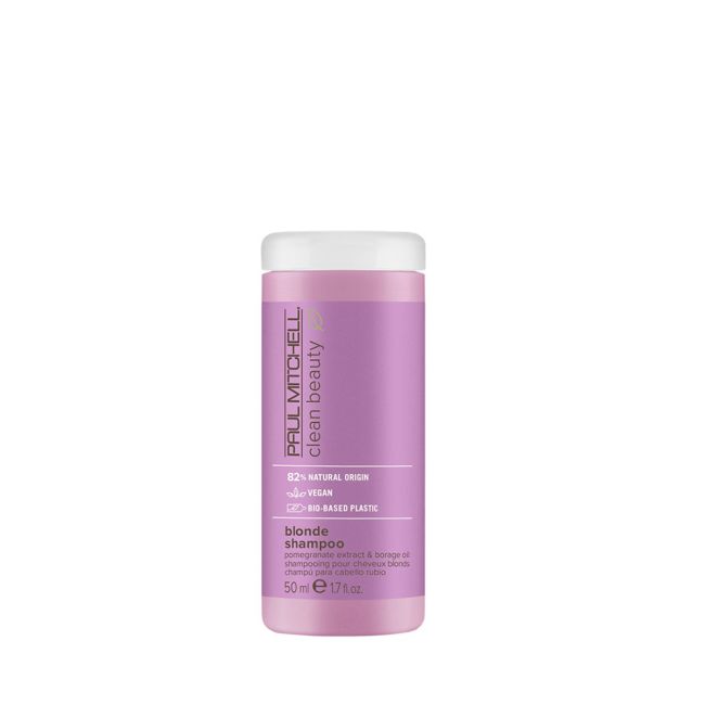PAUL MITCHELL CLEAN BEAUTY BLONDE plaukų šampūnas, 50 ml