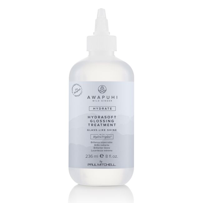 PAUL MITCHELL AWAPUHI HYDRATE HYDRASOFT GLOSSING TREATMENT plaukų priežiūros priemonė, 236 ml