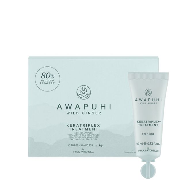PAUL MITCHELL AWAPUHI WILD GINGER KERATRIPLEX TREATMENT plaukų ampulės (10 x 10 ml)
