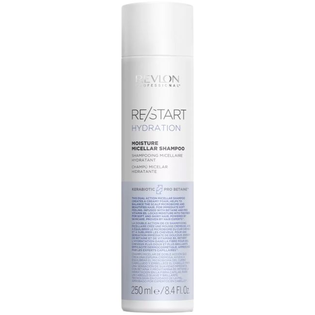 REVLON RESTART HYDRATION plaukų šampūnas, 250 ml