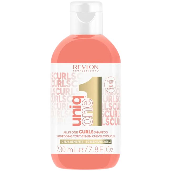 REVLON UNIQ ONE CURLS plaukų šampūnas, 230 ml