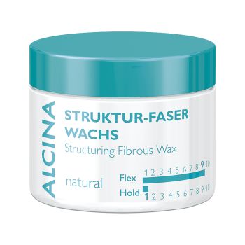 ALCINA NATURAL STRUKTUR-FASER plaukų vaškas, 50 ml