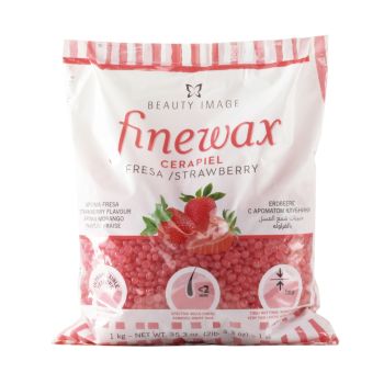 BEAUTY IMAGE STRAWBERRY depiliacinis vaškas granulėmis, 1 kg