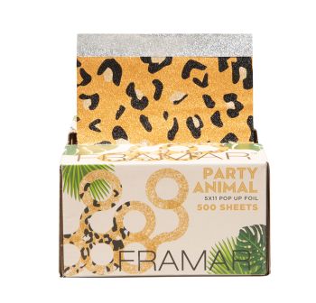 FRAMAR PARTY ANIMAL plaukų dažymo folijos lapeliai (500 vnt.)