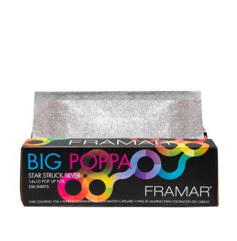FRAMAR BIG POPPA plaukų dažymo folijos lapeliai (250 vnt.)