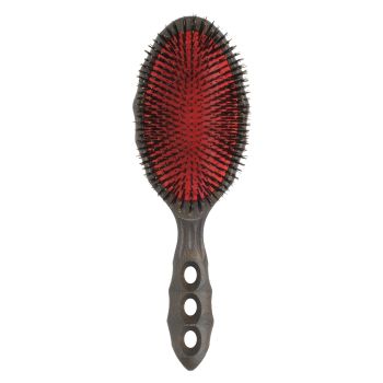 Y.S.PARK WOOD AIR VENT CUSHION HAIR GLOSS FLAT ECO TORTOISE STYLER plaukų šepetys