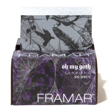 FRAMAR OH MY GOTH plaukų dažymo folijos lapeliai (500 vnt.)