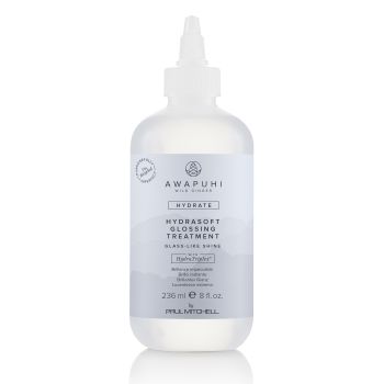 PAUL MITCHELL AWAPUHI HYDRATE HYDRASOFT GLOSSING TREATMENT plaukų priežiūros priemonė, 236 ml