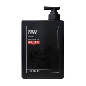 UPPERCUT DELUXE STRENGTH & RESTORE plaukų šampūnas, 1 l